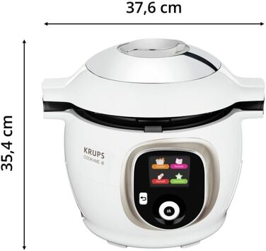 Мультиварка Krups Cook4Me CZ7101 вкл. книгу рецептів об'єм 6 л Електрична скороварка 150 запрограмованих рецептів Інтуїтивно зрозу