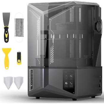 Принтер ELEGOO Saturn 4 Ultra MSLA, інтелектуальний полімерний принтер із швидким друком, моніторинг AI, дистанційне керування, ав