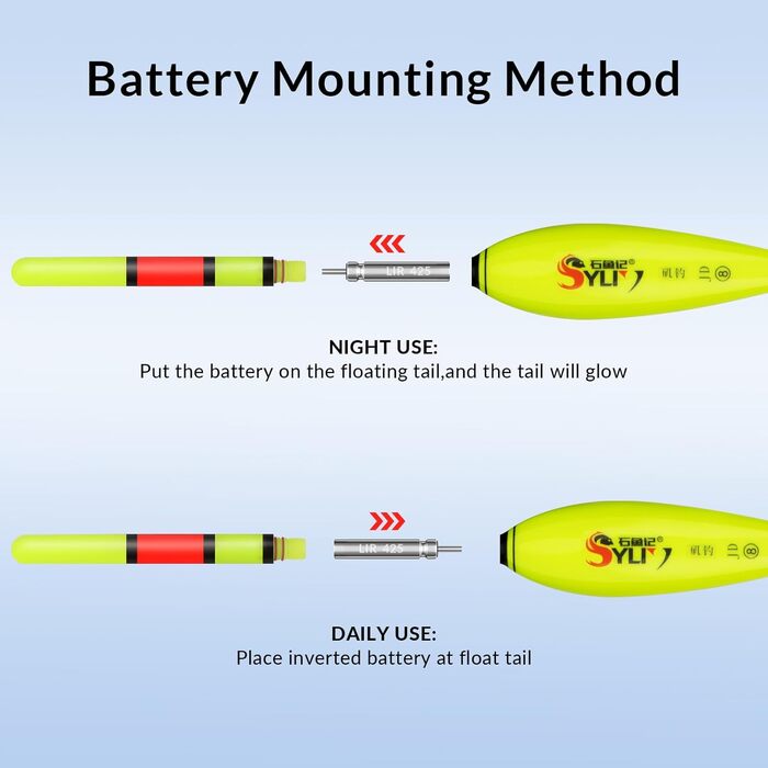 Набір з 3 світлодіодних рибальських поплавців із зарядним пристроєм та акумулятором, поплавці зі зміною кольору, що підсвічуються, для дня та ночі, рибальські аксесуари для поплавців для щуки 20 см, 19,5 см, 21 см, витрата свинцю 20 г