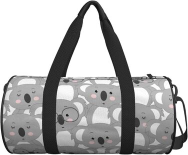 Спортивна сумка з милим малюнком коали, для фітнесу, подорожей та багажу. Велика дорожня сумка для чоловіків та жінок, ідеальна для коротких поїздок та вихідних.