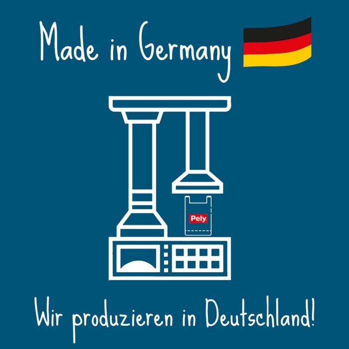 Пакети для сміття Pely зі шнурком, виготовлені з 95 переробленого матеріалу, 25 літрів - кліматично нейтралізовані завдяки компенсації, вигідна упаковка (17 x 17 шт. ), для утилізації