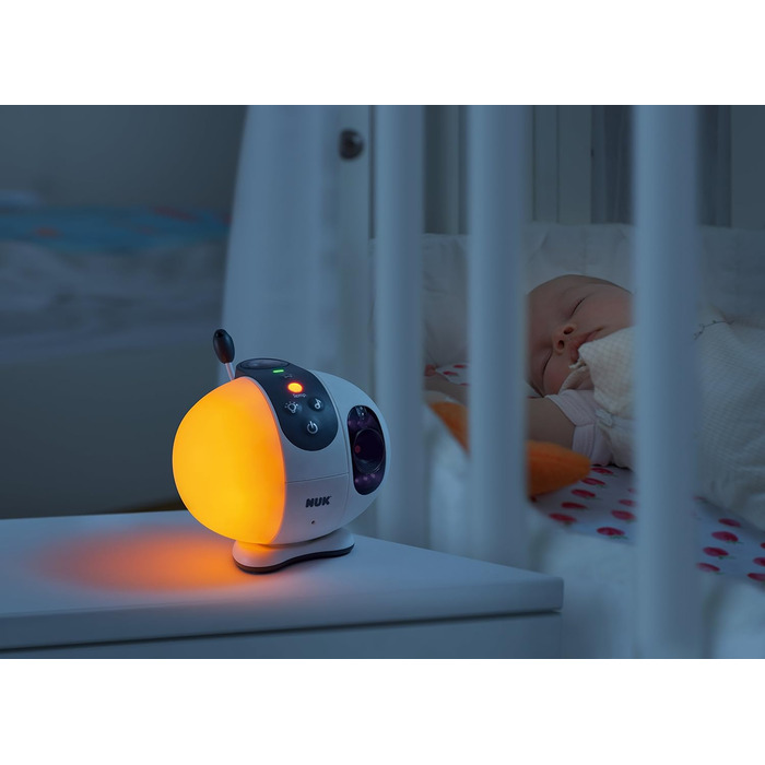 Радіоняня з камерою, зіркова проекція, вільний від високочастотного випромінювання в режимі Eco, радіус дії макс, 410