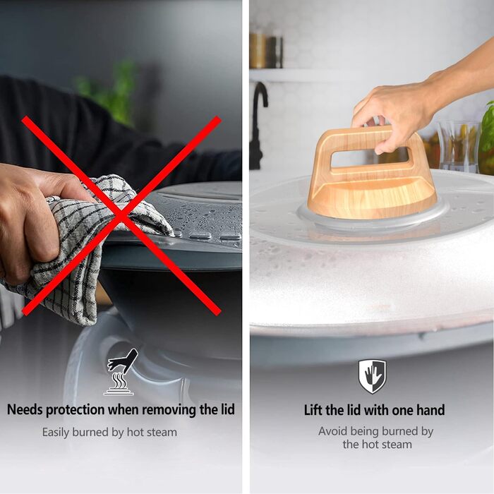 Кришка для Varoma Thermomix TM5 TM6 TM31, Кришка каструлі з термостійкою ручкою, Насадка для пароварки