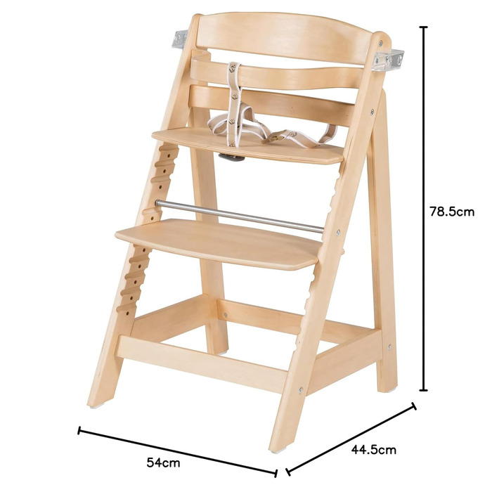 Стільчик для годування Sit Up Click & Fun, стільчик для годування зі знімною обідньою дошкою та баром, інноваційний замок, росте р