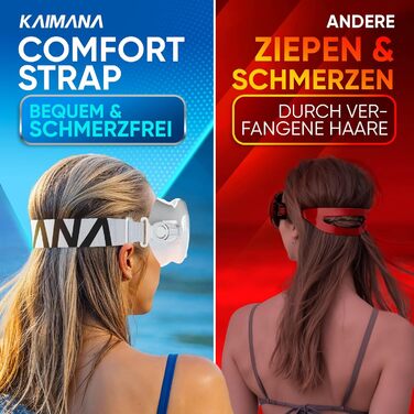 Новий комплект для підводного плавання KAIMANA AquaVision Elite для дорослих, що включає сумку для перенесення, зручну маску для підводного плавання для дорослих, альтернативу масці для підводного плавання, маску для підводного плавання з тканинним/силіко