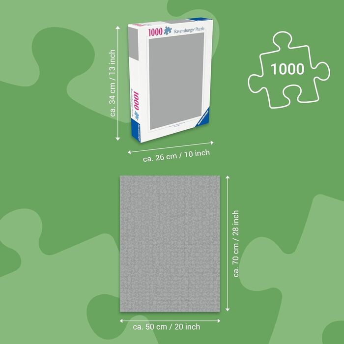 Пазл Ravensburger 12000459 - Чарівний олень - пазл на 1000 елементів для дорослих і дітей від 14 років, пазл тварина олень