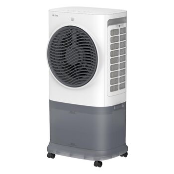 Преміум Повітряний охолоджувач BC6ACP2501W з WiFi, резервуар для води 6,5 л, продуктивність 340 м/год, таймер, пульт дистанційного керування, LED-дисплей, 3 режими, мобільний, тихий (50 дБ)