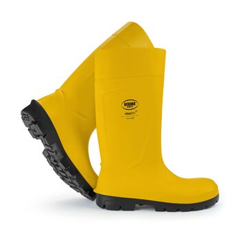 Чоловічі та жіночі рибальські чоботи Steplite Easygrip S5 зі сталевим носком та сталевою підошвою, нековзні, промислові робочі чоботи, легкі як пір&39їнка, ізолюють до -20 градусів, жовті, EU 42
