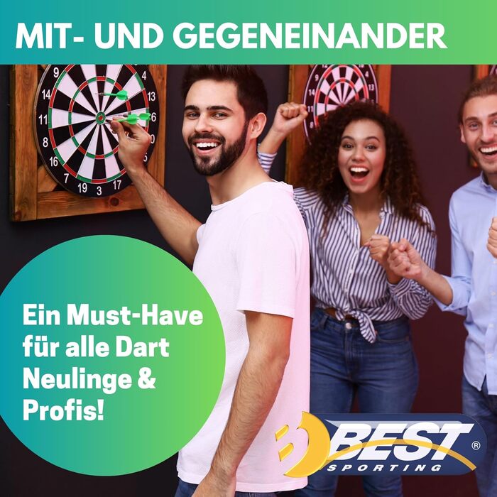 Найкращий спортивний електронний дартс Coventry - 27 ігор зі 159 варіаціями, до 16 гравців, 12 дротиків та запасні наконечники, світлодіодні дисплеї, звуковий ефект (білий павук)