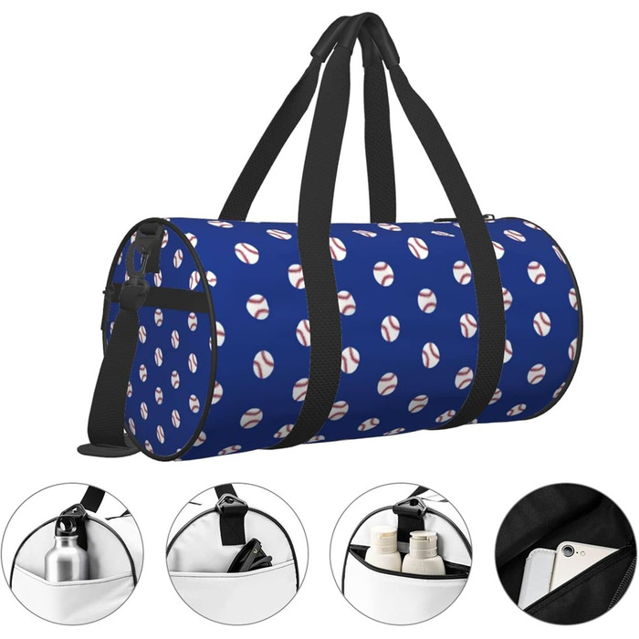 Синя спортивна дорожня сумка, сумка для бейсболу, спортивна сумка-рюкзак, ручна сумка для спорту