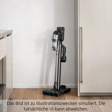 Акумуляторний пилосос Samsung Jet 85 Wet&Clean, 210 Вт, вкл. насадку для швабри та інші аксесуари, синій, VS20C85G7TB/WD 210 Вт Ру