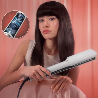 Стайлер для волосся Cecotec AirLisse Black випрямляч з функцією обдуву, 3 режими, чорний