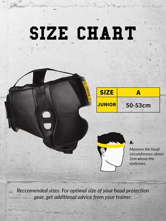 Дитячий захисний чохол для голови BENLEE зі штучної шкіри Mike JUNIOR чорний