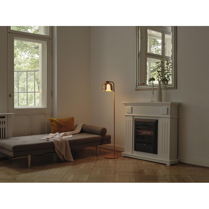 Підлоговий світильник Osram Decor Corolle E27, помаранчевий, ретро
