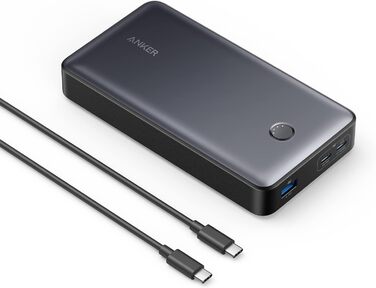 Для ноутбука), 24 000mAh 65W, мобільний зарядний пристрій для MacBook Pro, Dell XPS, Microsoft Surface, iPad Pro, iPhone 13 Pro, i