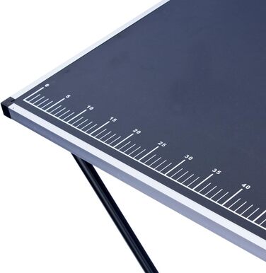 Складаний багатофункціональний стіл, багатоцільовий стіл, кемпінговий стіл, розкладний стіл, ринковий стіл, професійний стіл для обклеювання шпалерами, бічний столик для кемпінгу в саду, для фестивалів, ринків тощо (професійний стіл для обклеювання шпалер