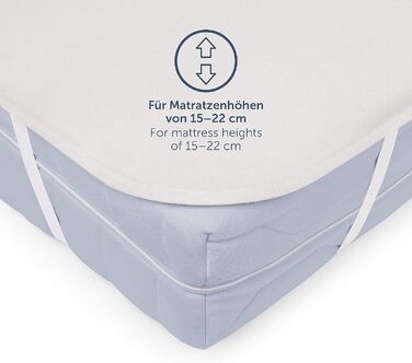 Наматрацник Blumtal Premium Molton 90 x 200 см з 100 бавовни в комплекті 2 шт. и - сертифікований Oeko-Tex наматрацник 90x200 см -