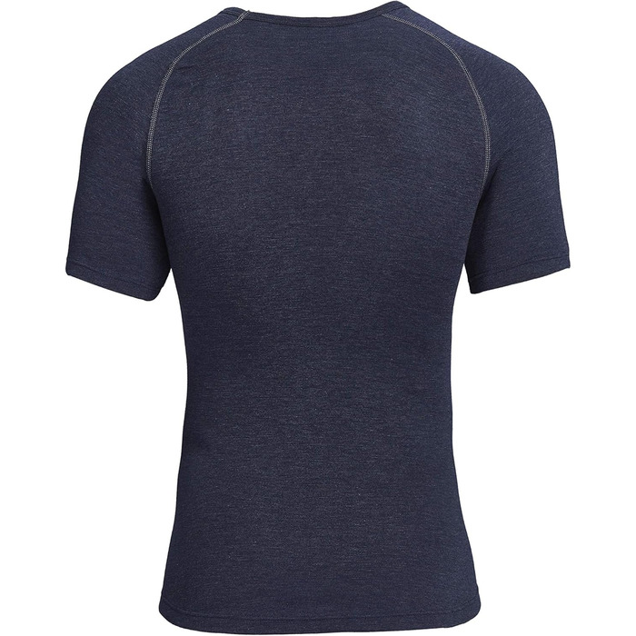 Термобілизна з коротким рукавом con-ta Thermo, футболка з натуральної бавовни, базовий шар, чоловіча термобілизна, розмір 5/M - 10/4XL L Темно-синій меланж