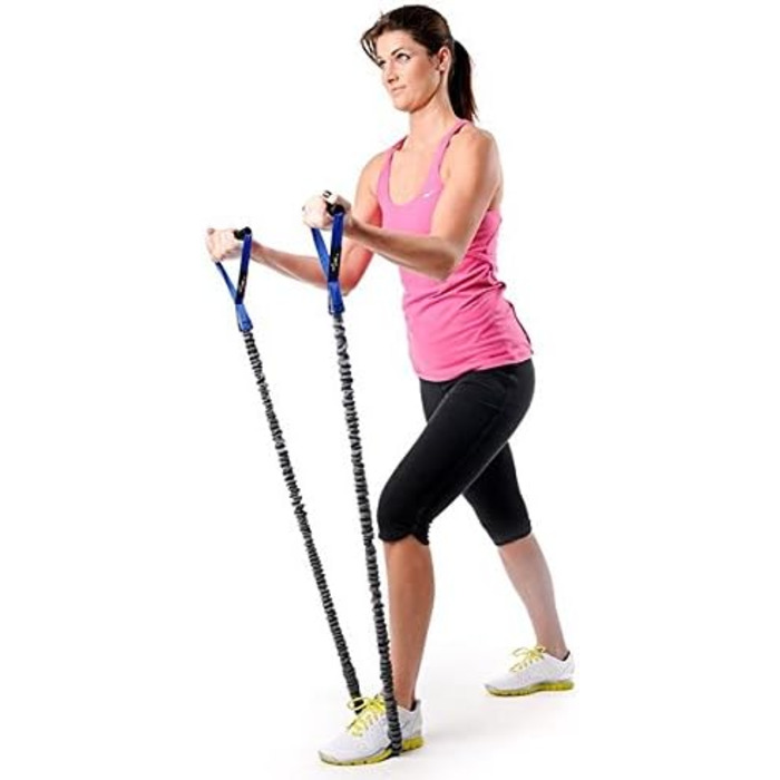 Набір з 10 надміцних еспандерів-стрічок Dittmann Body Tube для фітнесу