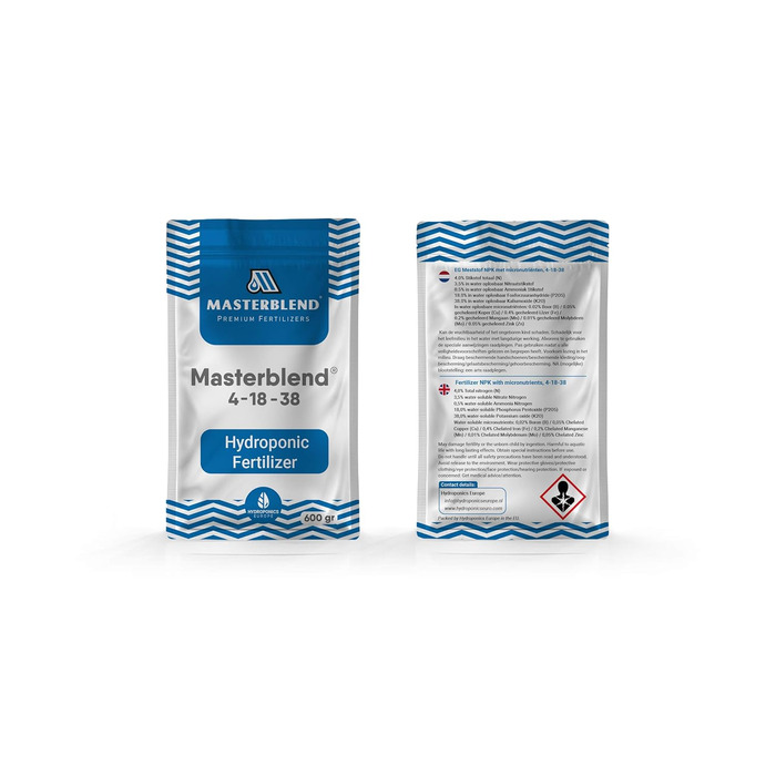Повний набір комбінованих гідропонних добрив Гідропонна поживна система Доставка з ЄС 0,75-4,0 кг (1,5), 4-18-38