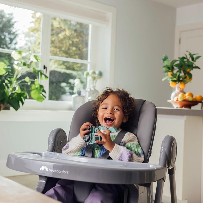 Дитячий стільчик для годування, 0-3 роки, 0-15 кг, регульований стільчик, 9 положень висоти та 3 положення нахилу, легко миється,