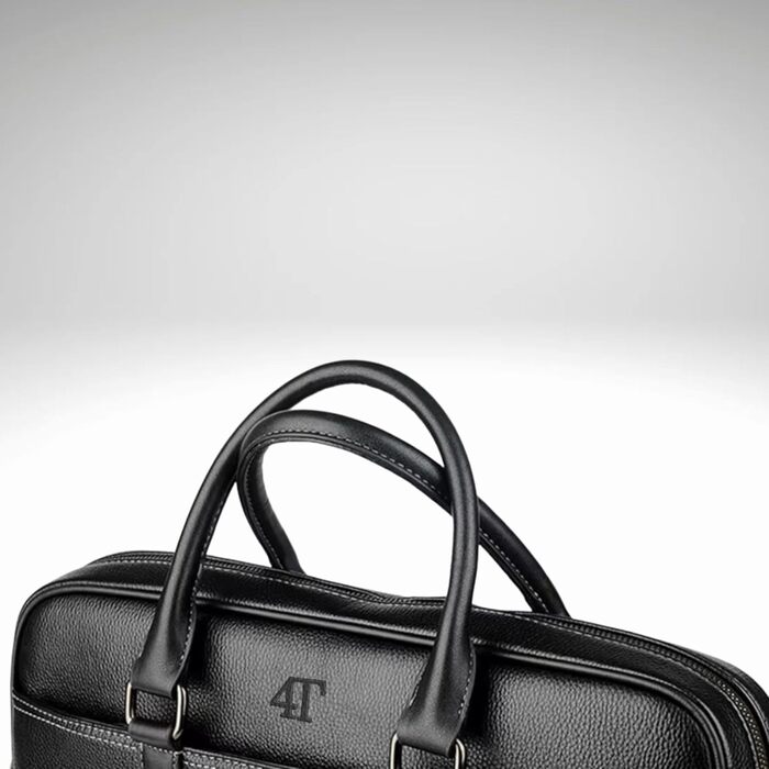 Преміальна сумка для ноутбука з екошкіри, унісекс через плече, портфель в елегантному дизайні, для ноутбуків 14/15,6/16 дюймів, ро