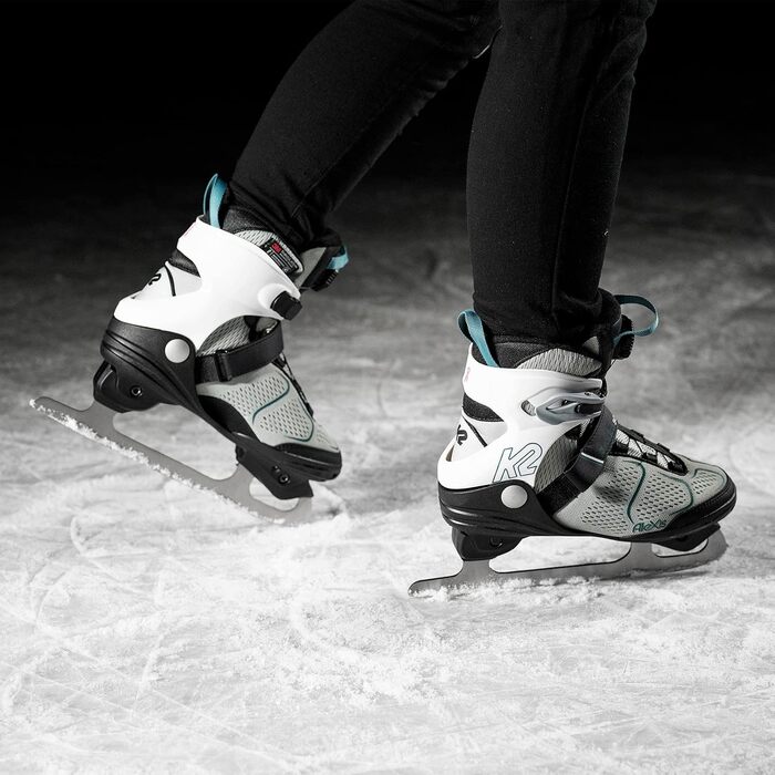 Жіночі ковзани K2 ALEXIS ICE BOA FB, сіро-блакитні, розмір 40 (EU)