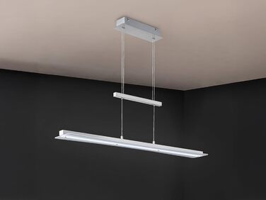 Стеля LED-підвіс Reality Leuchten Smash R32421107, матовий нікель, біле скло, 18 Вт