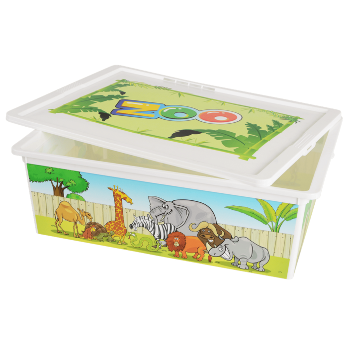 Контейнер Qutu Trend Box ZOO, 25 л (6998331)