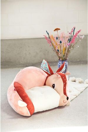 Дитяче крісло Stella the Deer - Зручне та грайливе тканинне крісло з вушками та чарівними деталями - Ідеально підходить для дитячих кімнат або ігрових кімнат - Від 12 місяців - 83325