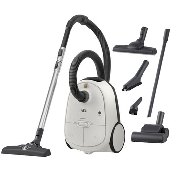 Пилосос із мішком AEG HYGIENIC 6000, 850 Вт, 3 роки гарантії, AB61H6SW Matt Wei