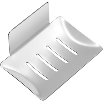 Мильниця без свердління з нержавіючої сталі самоклеюча, мильниця кошик мильниця настінне кріплення для губок щіток мила, настінне