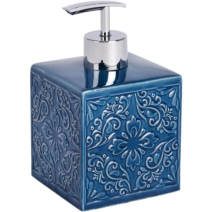 Дозатор для мила WENKO Mod. Cordoba, багаторазовий дозатор для рідкого мила, лосьйону або миючого засобу, виготовлений з високоякі