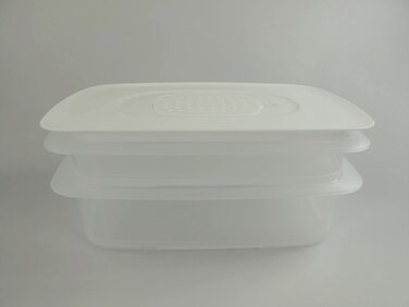Контейнер TUPPERWARE CoolN Fresh 1.5 л 700 мл кришка Climate білий Coolsmart P 22156