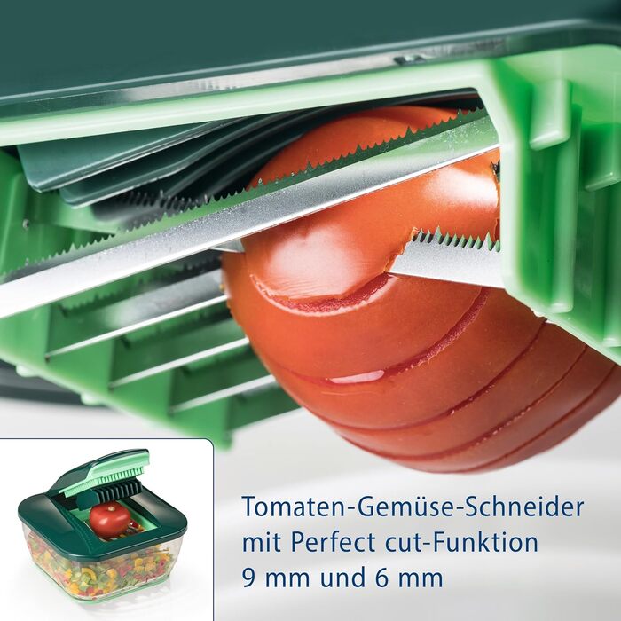 Фруктова нарізка, Овочева нарізка, Цибульна нарізка, Подрібнювач, Овочева нарізка, Мандоліна, Зелений, 15 шт., )