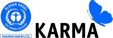 Лоток для листів HAN CLASSIC KARMA 10 шт. , екологічно чистий лоток для листів з 80-100 переробленого матеріалу, сертифікований BLUE ANGEL, для документів формату А4/С4, еко-чорний, 10278-13 Лоток для листів пластиковий перероблений еко-чорний