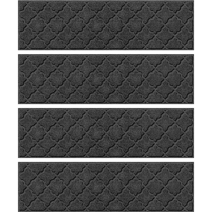 Підлога для бунгало, сходинки колекції Cordoba, 8-1/2 дюйма x 30 дюймів, антрацит