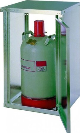 Шафа для пляшок GOK 1 x 11 кг, варіант із задньою панеллю