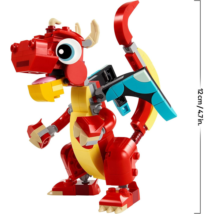 Конструктор LEGO Creator 31145, 3-в-1 "Червоний Дракон", 149 деталей