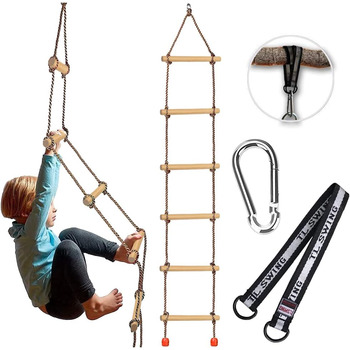 Багатофункціональна гойдалка-трапеція,Трапеція з пластиковими кільцями,Багатофункціональна дитяча дерев'яна трапеція,Трапеція з кі