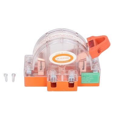 Перемикач ножа-2P 63A Чиста мідь LED двонаправлений подвійний кидок, конструкція монтажного кільця, протиударна конструкція, прозора оболонка, велика рамка, для промислових підприємств