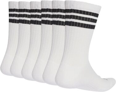 Шкарпетки Adidas Unisex 3 Stripes Essentials Cushioned Crew, 6 пар, 40-42 білі/чорні/чорні