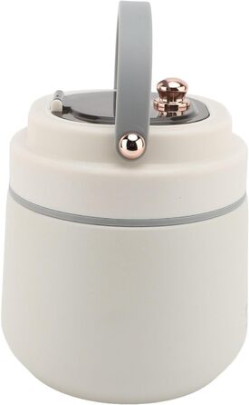 Ізольований ланч-бокс з нержавіючої сталі 304, двошарова вакуумна ізоляція, постачається з ложкою та паличками для їжі, портативний контейнер для їжі, підходить для офісів та шкіл.