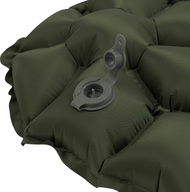 Килимок надувний Highlander Nap-Pak Inflatable Sleeping Mat 5 cm Olive (AIR071)