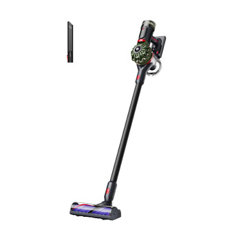 Ручний пилосос Dyson V8 Cyclone, чорний із зеленим, до 60 хв роботи