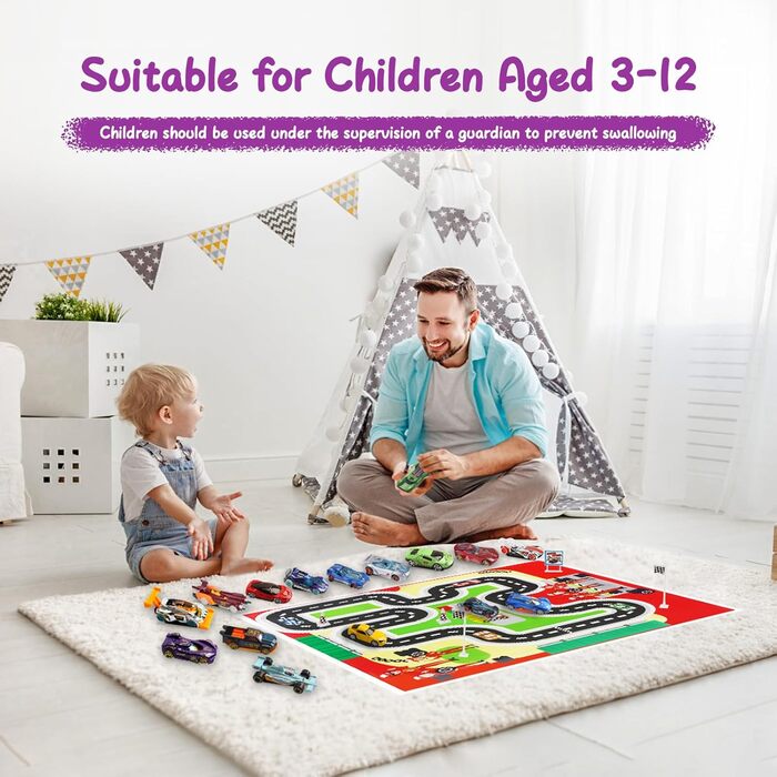 Адвент-календар Goffii Car Toy, 16 машинок