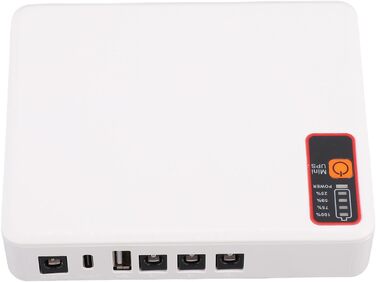 МАг 5В/9В/12В резервне живлення для роутера/модема з портами Type-C та USB (Європейська вилка), 12000