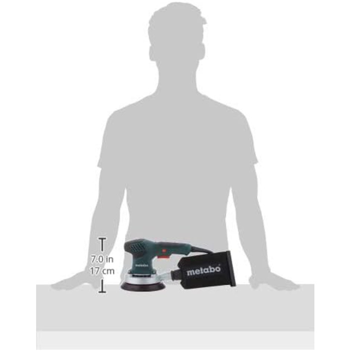 Довільна орбітальна шліфувальна машина Metabo SXE 3150 (600444000) Картонна коробка, діаметр опорного диска 150 мм, частота оберта