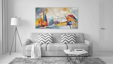 Моніка Мірафьорі I 100 РУЧНИЙ РОЗПИС I Картина Мінімалізм 140х70см Картина Ручний розпис Акриловий живопис Дуже великий акриловий