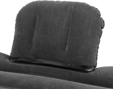 Надувне автокрісло Dioche, складне, дорожній матрац для заднього сидіння, багатофункціональне, з електричним повітряним насосом (чорне)